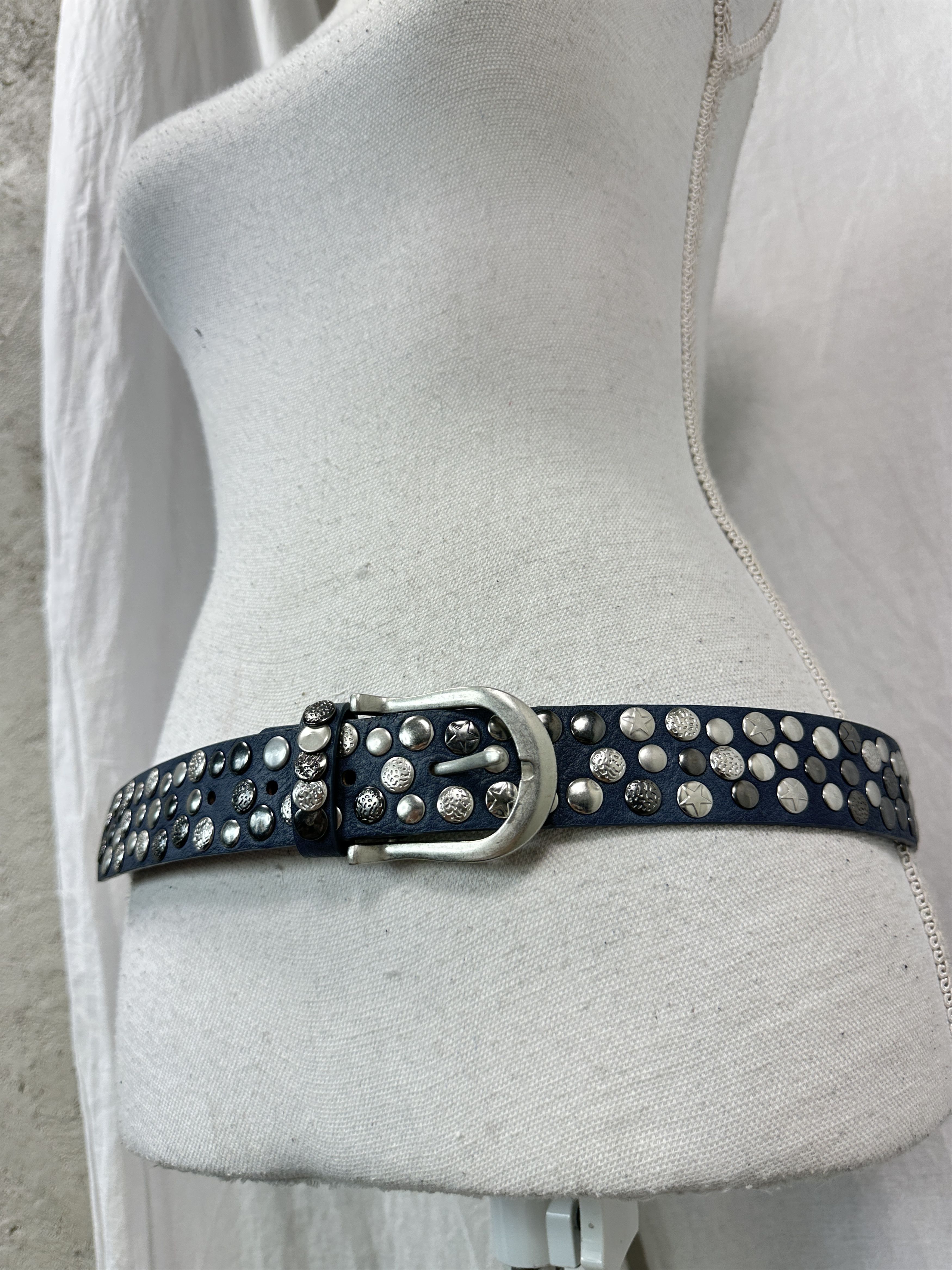 Vintage Vintage Grunge Opium Designer Studded Belt Y2K | Grailed