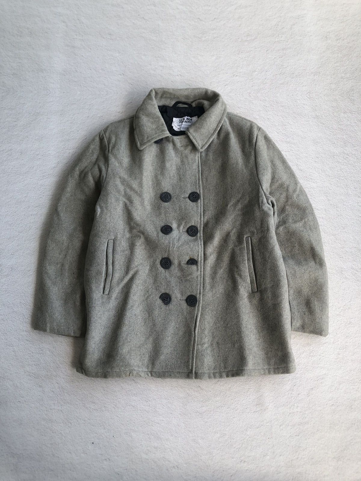 Schott Schott US740N peacoat meltom wool Size US L / EU 52-54 / 3 - 1 Thumbnail