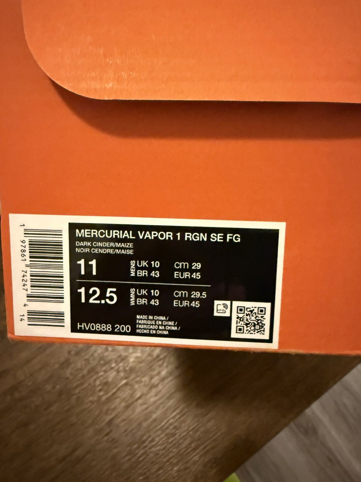 Nike Nike Mercurial Vapor 1 Size US 11 / EU 44 - 7 Thumbnail