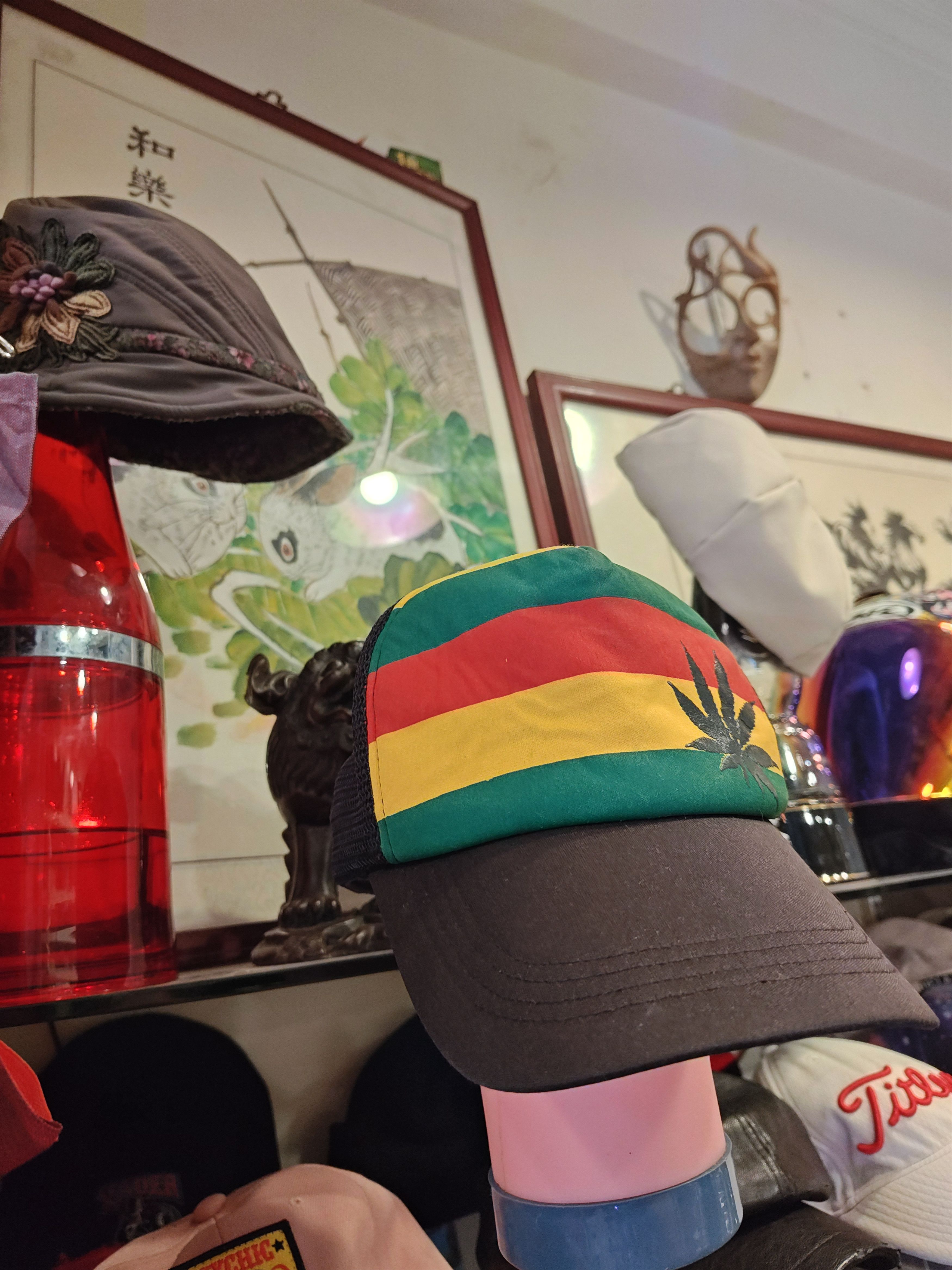 Other Jamaica ganja weed rastafarian Rasta hat Size ONE SIZE - 1 Preview