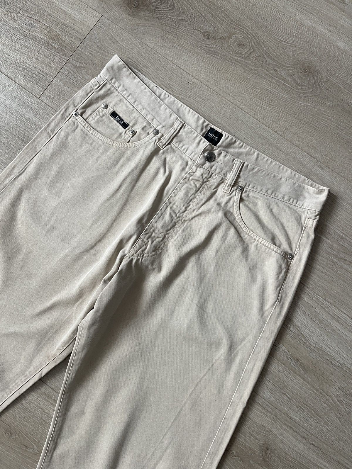 Hugo Boss Hugo Boss Arkansas Regular Fit Cotton Trousers / Jeans W36 Size US 36 / EU 52 - 6 Thumbnail