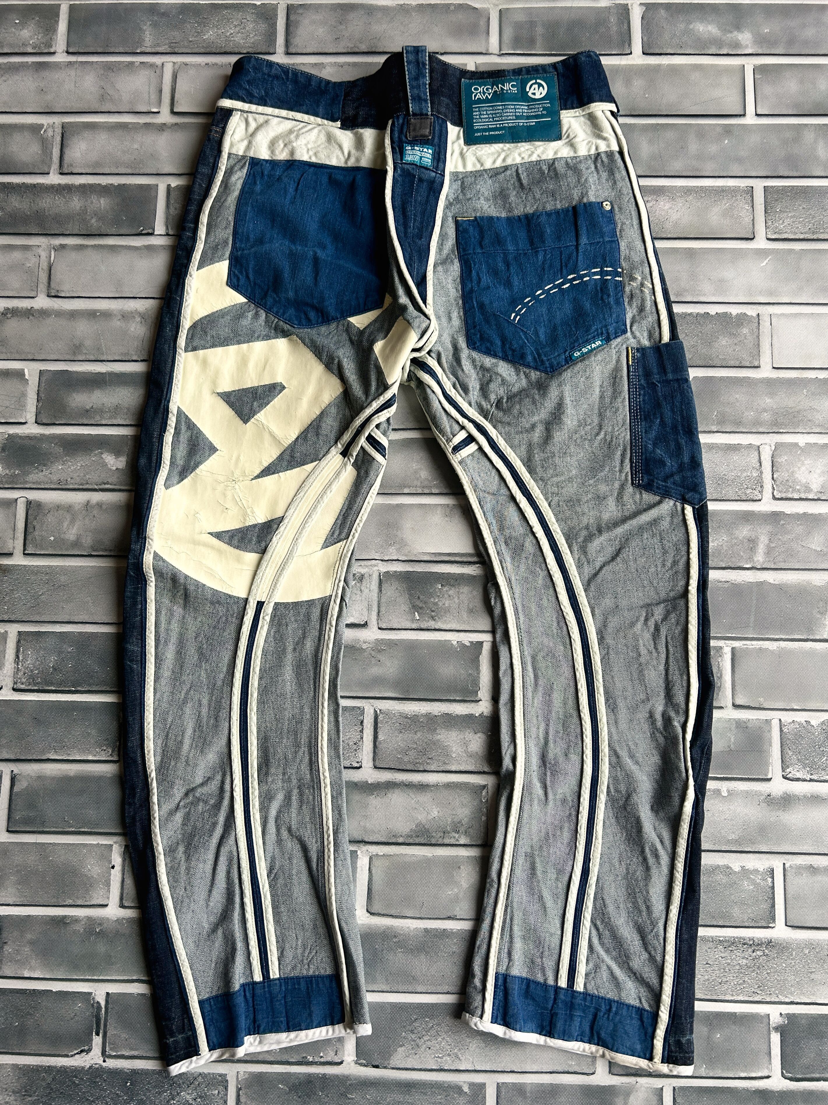 Vintage Vintage G-Star Balenciaga Style Bondage Cargo Pants Size US 32 / EU 48 - 2 Thumbnail