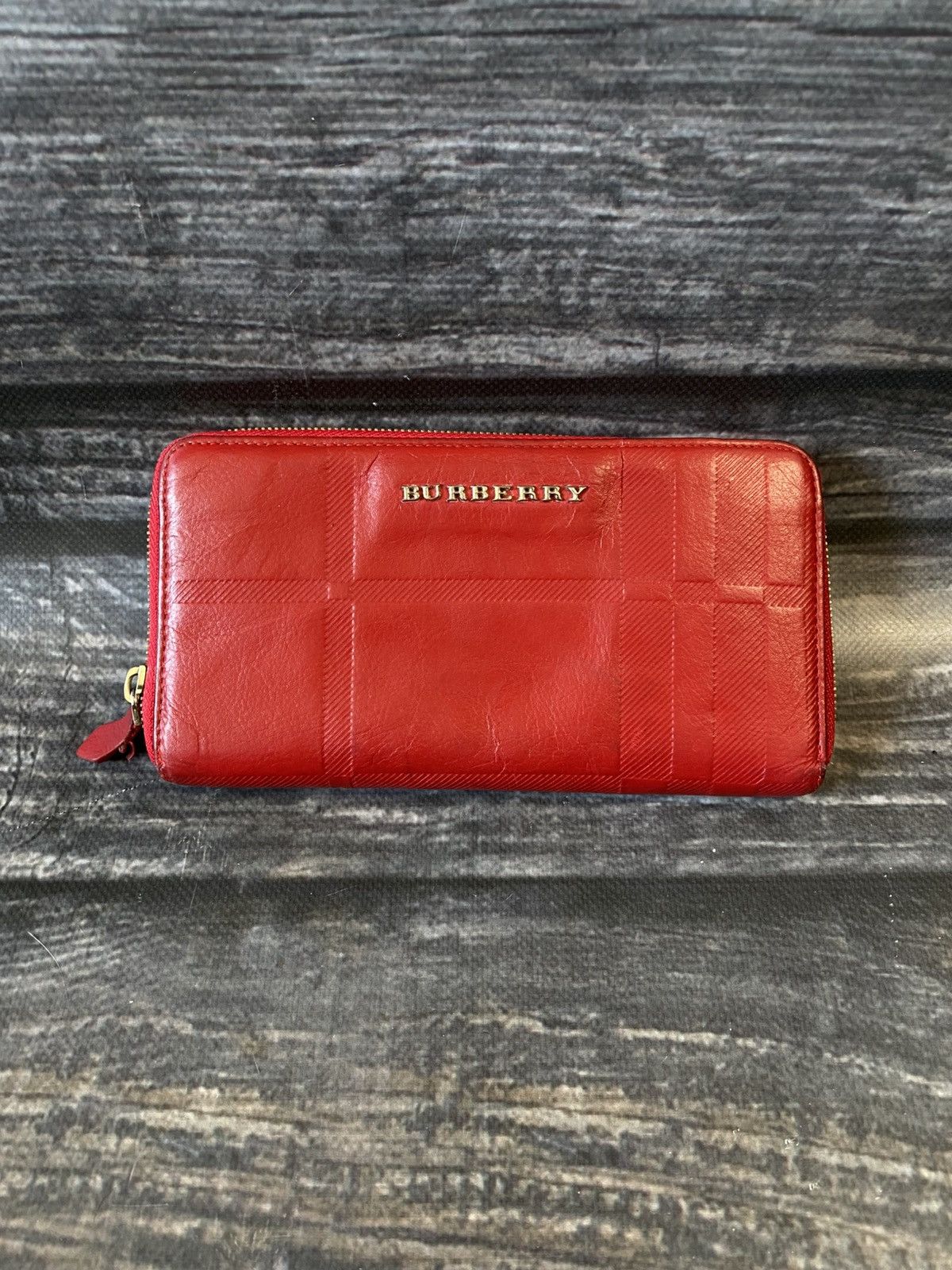 Burberry Burberry Leather Cage Women’s Wallet Size ONE SIZE - 1 Thumbnail