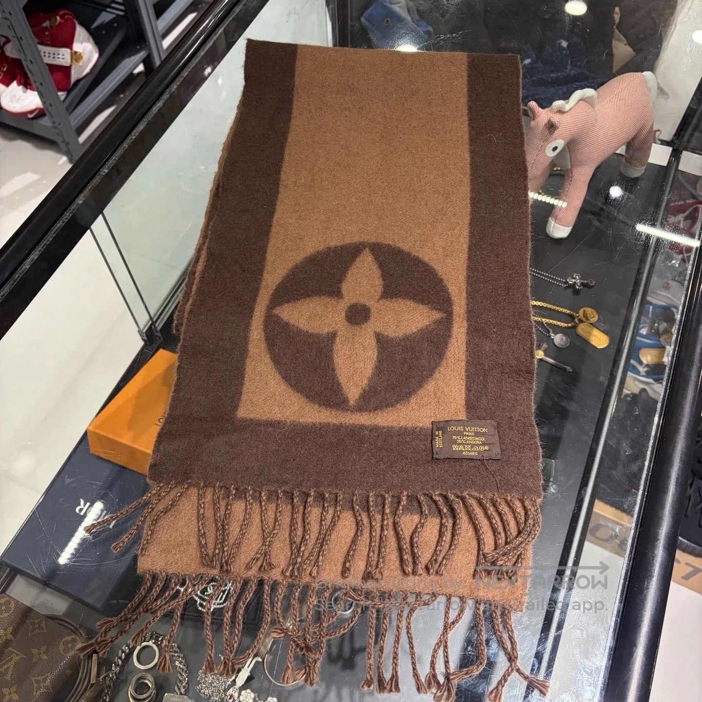 Louis Vuitton Louis Vuitton Cardiff Logo Wool Scarf. Size ONE SIZE - 2 Thumbnail