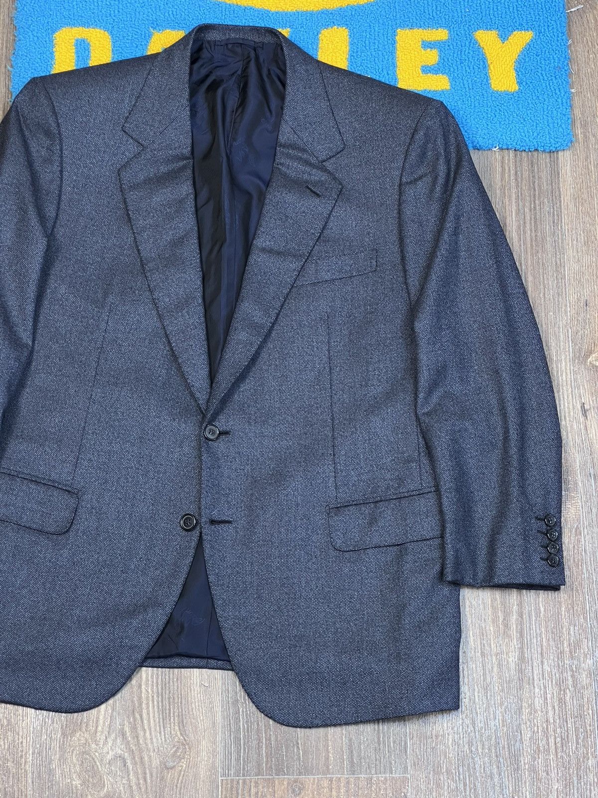 Brioni Brioni Parigi Two Buttons Blue Wool Blazer Jacket 52 Size 52S - 2 Thumbnail