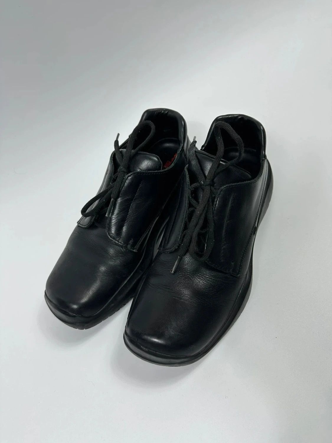 Prada Prada Sport FW1999 Black Leather Vibram Puddle Loafer Size US 10 / EU 43 - 6 Thumbnail