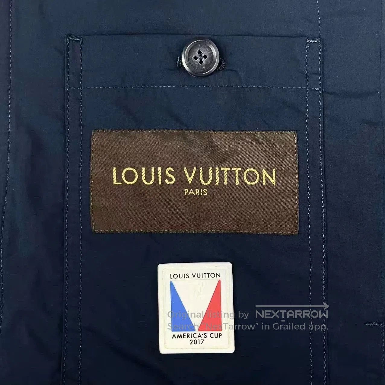 Louis Vuitton Louis Vuitton Deep Blue Logo Hooded Jacket. Size US L / EU 52-54 / 3 - 5 Thumbnail