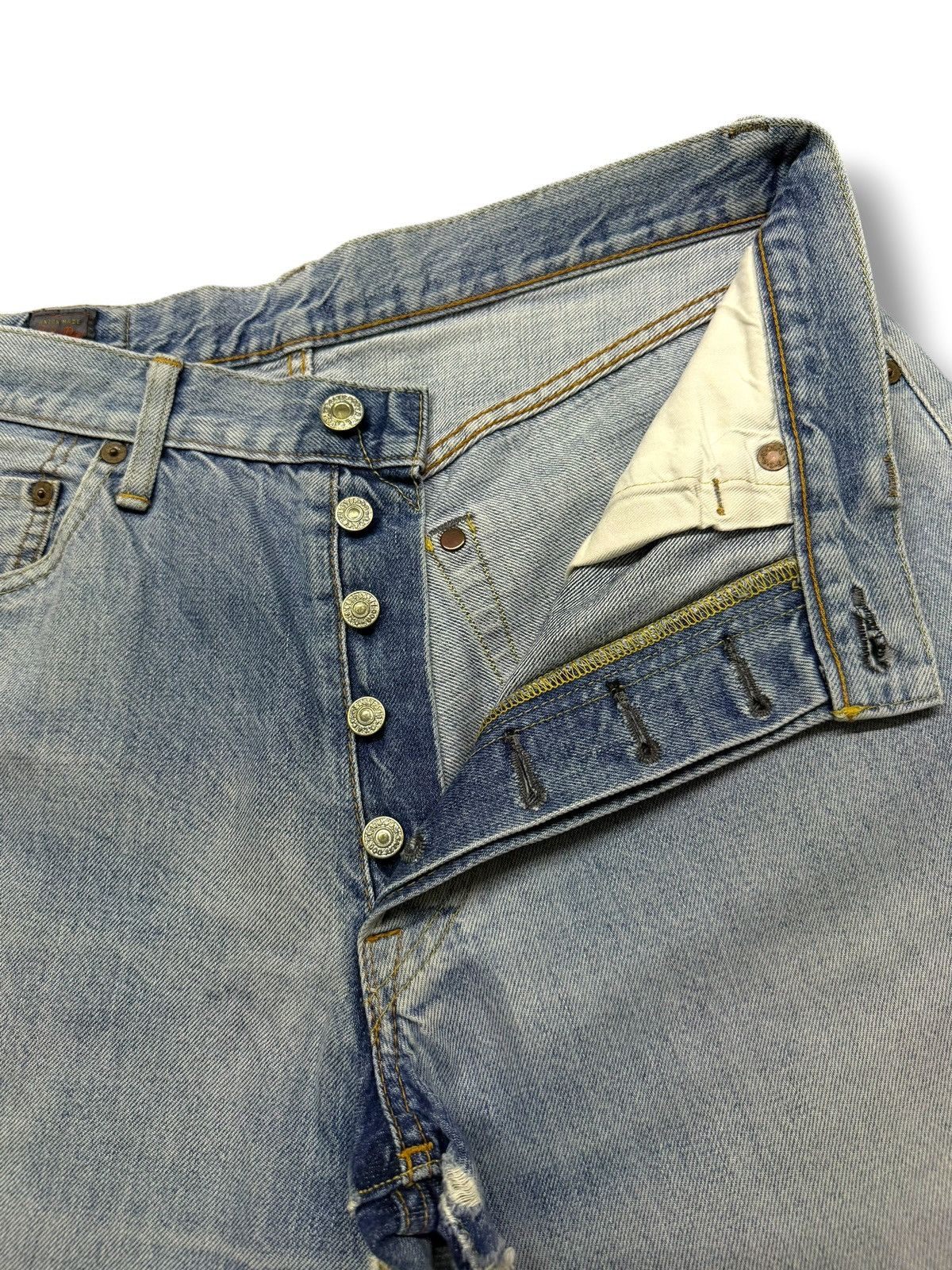 Japanese Brand Vintage 90s Salty Dog Union Made Selvedge Denim Jeans | W31 Size US 31 - 11 Thumbnail
