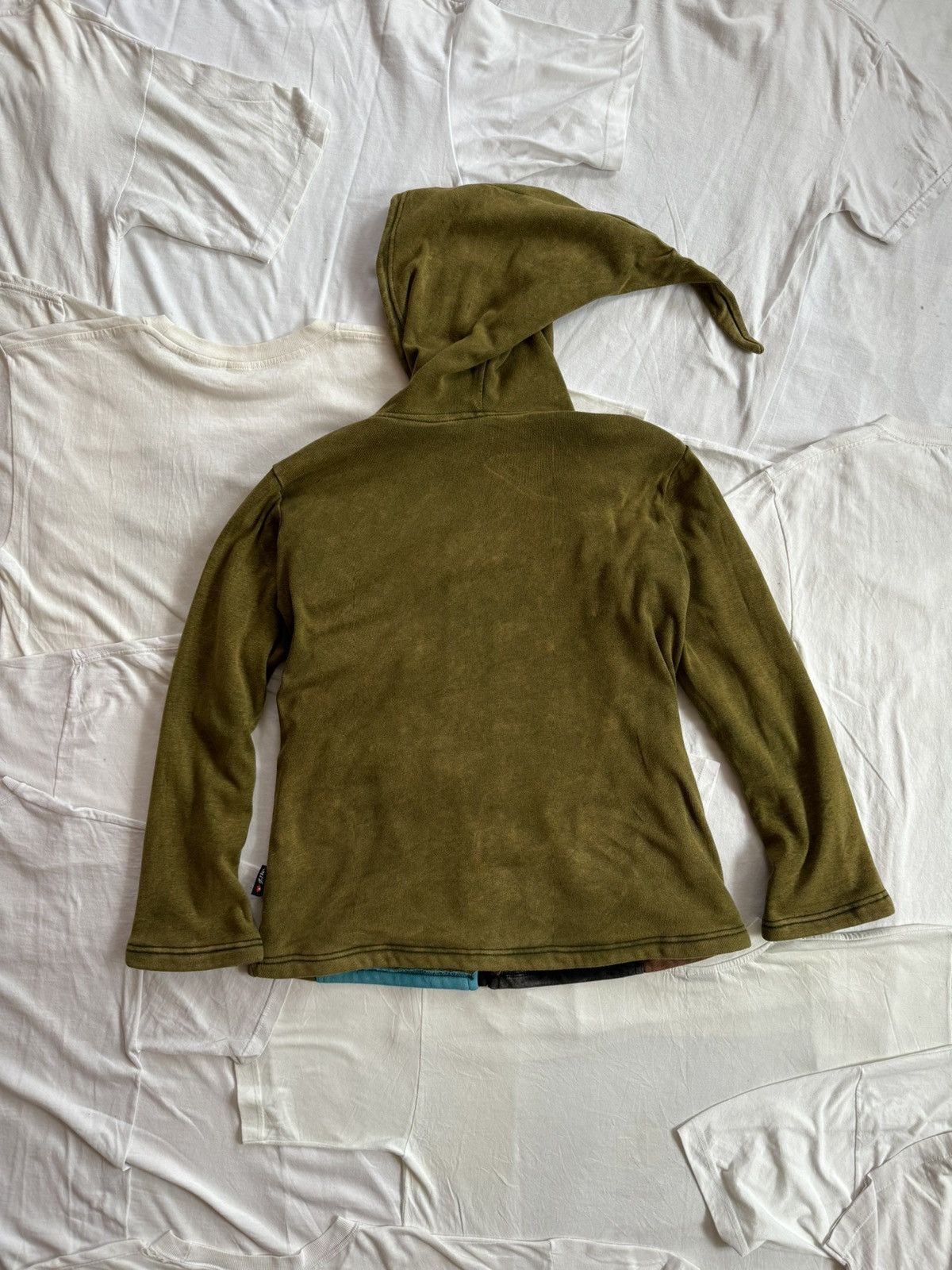 Japanese Brand × Vintage Vintage Y2K Avant Garde Patchwork Miz Elf Hoodie Size US S / EU 44-46 / 1 - 5 Thumbnail