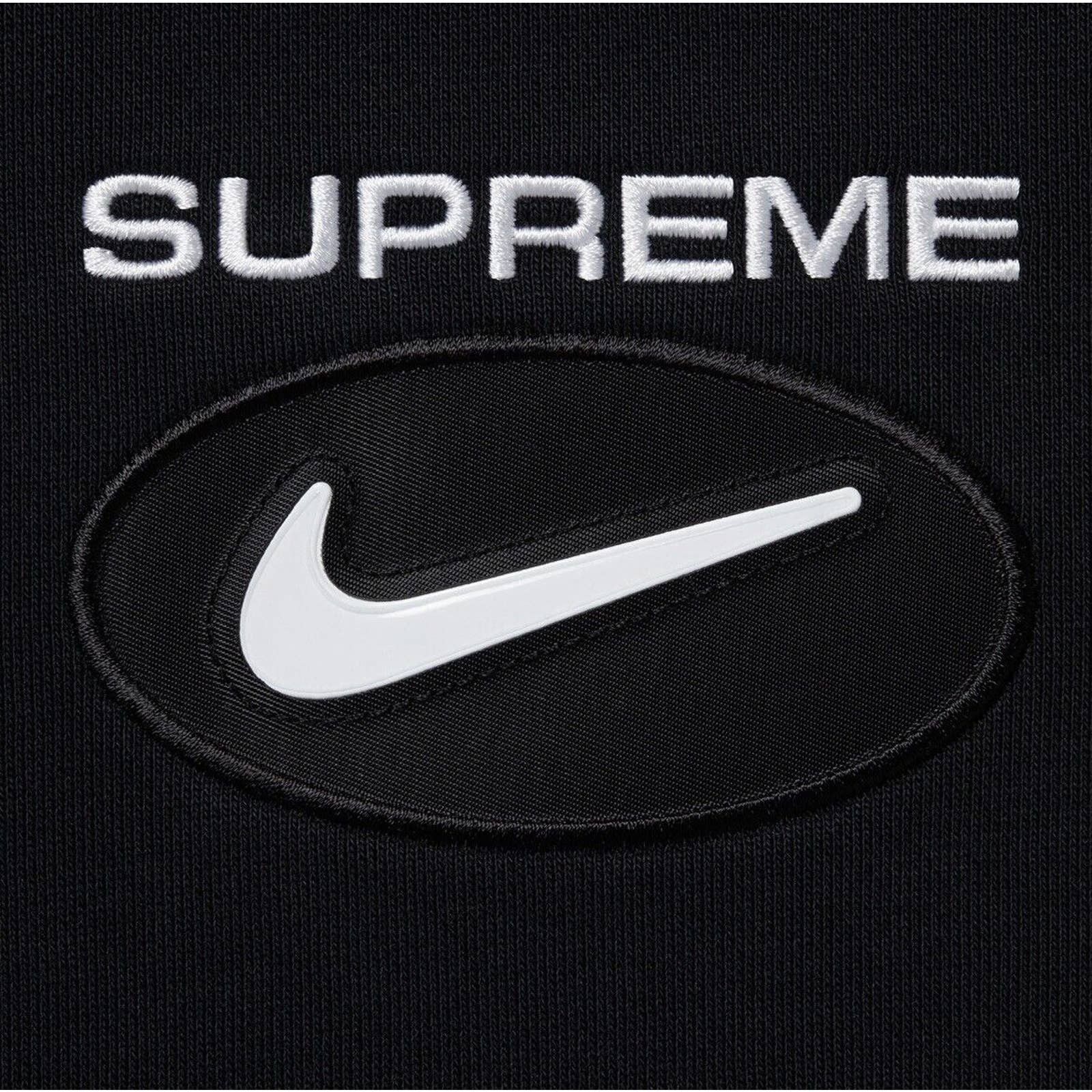 Supreme Supreme Nike Jewel Crewneck Sweatshirt X-Large XL Black FW20 |  Grailed