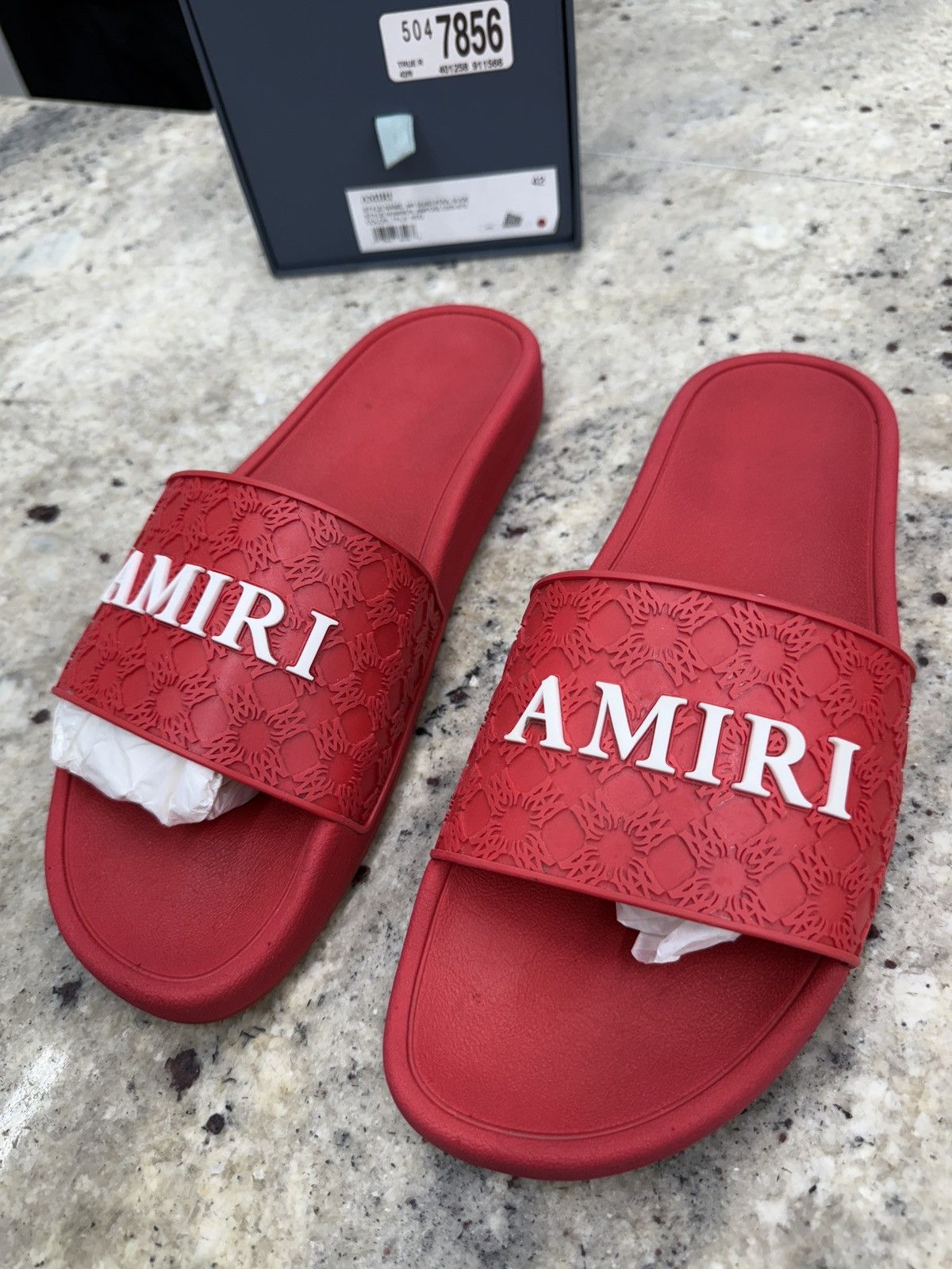 Amiri Amiri Red Sandals Size US 9 / EU 42 - 2 Thumbnail