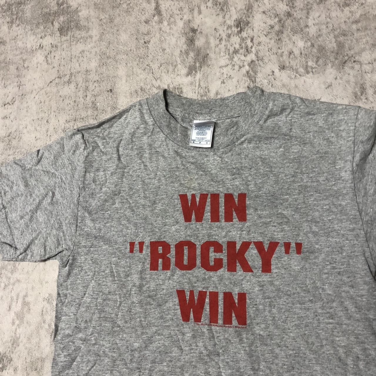 Other Grey and red vintage Rocky "Win" T-shirt Size US S / EU 44-46 / 1 - 2 Thumbnail