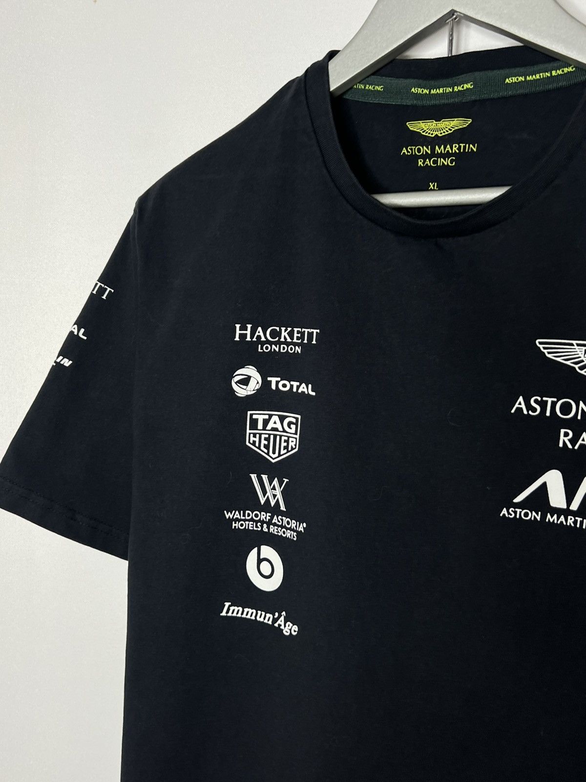 Hackett Hackett Aston Martin Racing Big Logo T-Shirt Tee F1 Size US XL / EU 56 / 4 - 4 Thumbnail