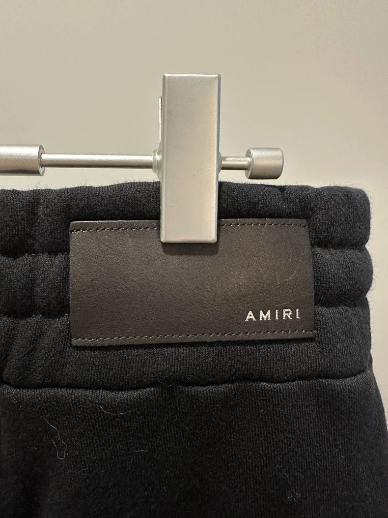 Amiri Amiri Size M Black logo cotton sweatpants 2503-Nextarrow Size US 34 / EU 50 - 6 Thumbnail
