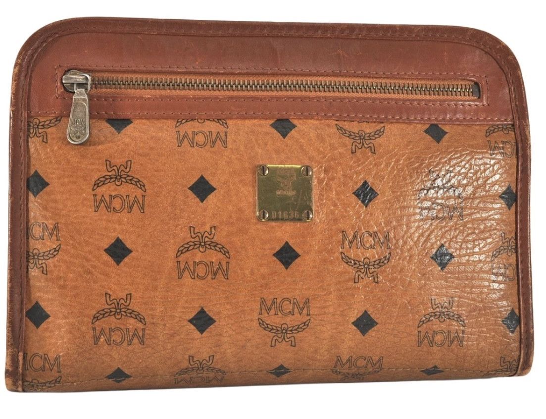 MCM Authentic MCM vintage leather visetos clutch Size ONE SIZE - 1 Thumbnail