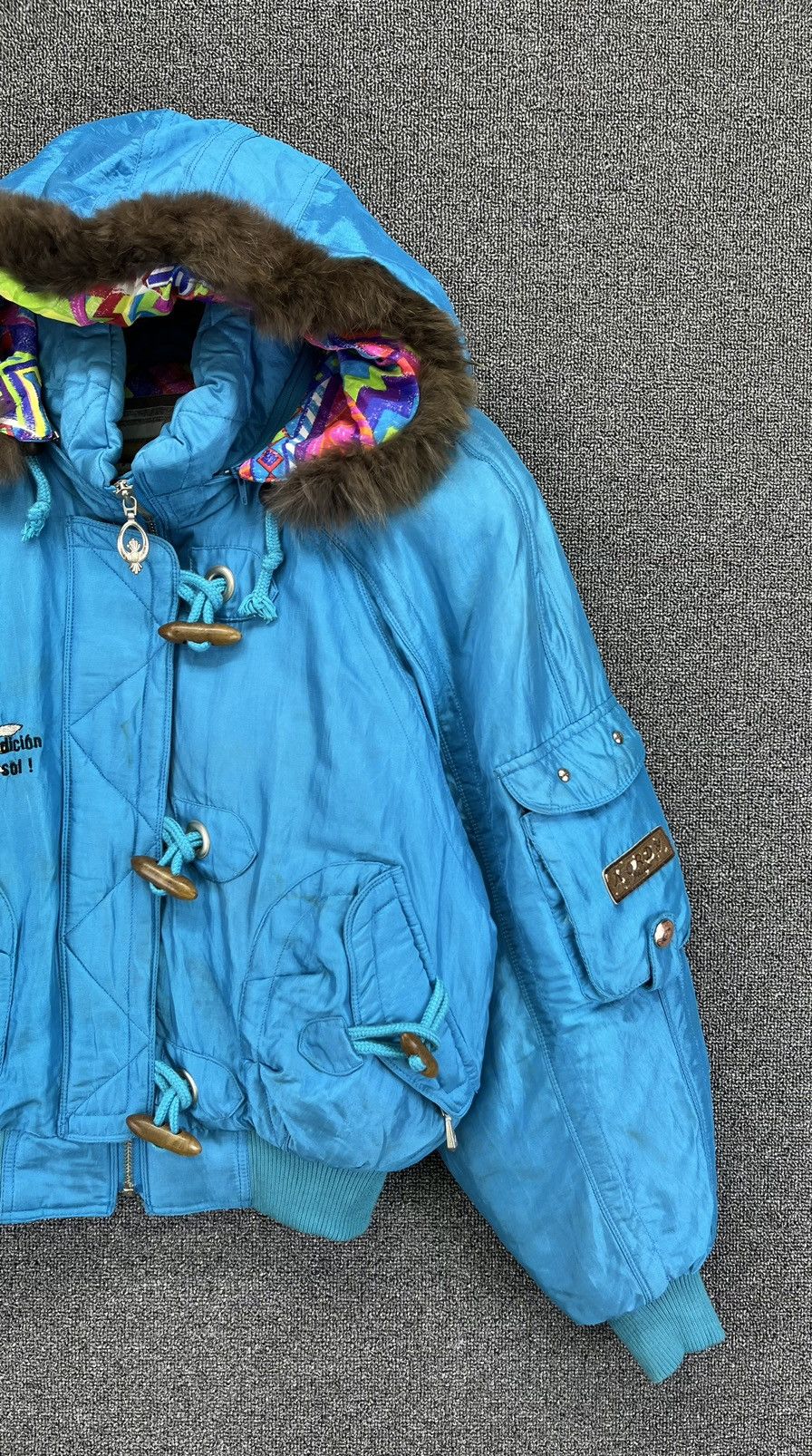 Japanese Brand Vintage Phenix Rare Backhit Fur Hoodie Ski Jacket Size M / US 6-8 / IT 42-44 - 8 Thumbnail