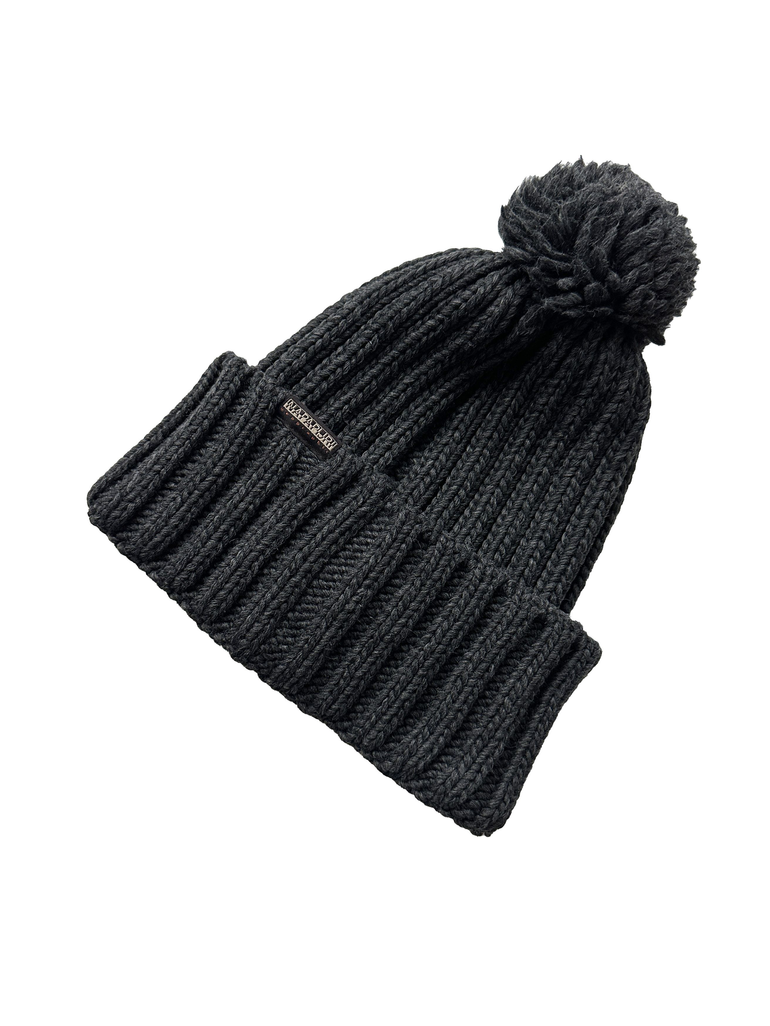 Napapijri Napapirji gey big logo pompom hat Size ONE SIZE - 3 Thumbnail