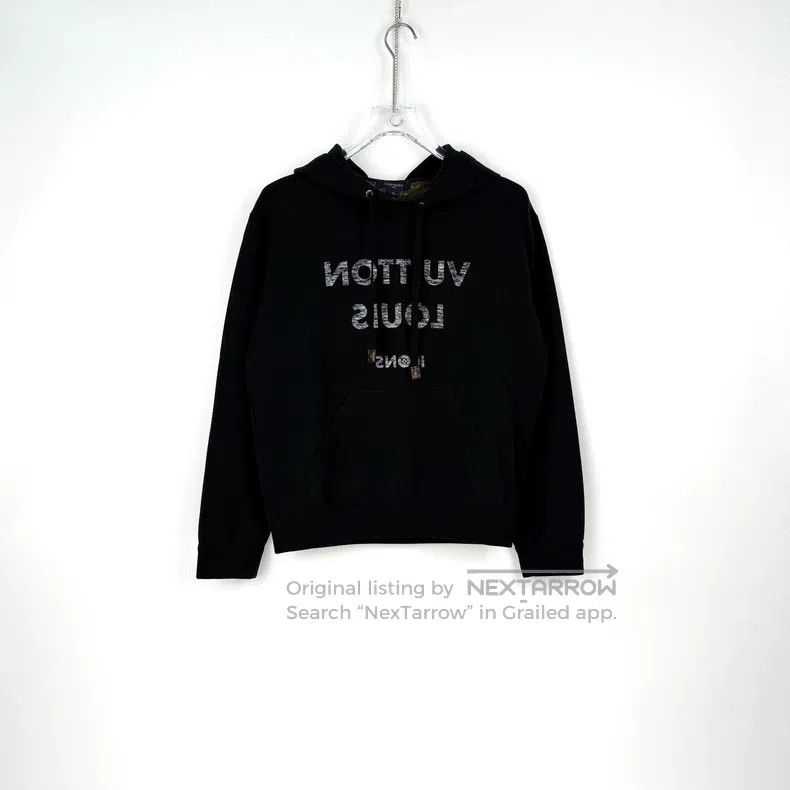 Louis Vuitton Louis Vuitton Black classic logo hooded sweatshirt Size US M / EU 48-50 / 2 - 3 Thumbnail