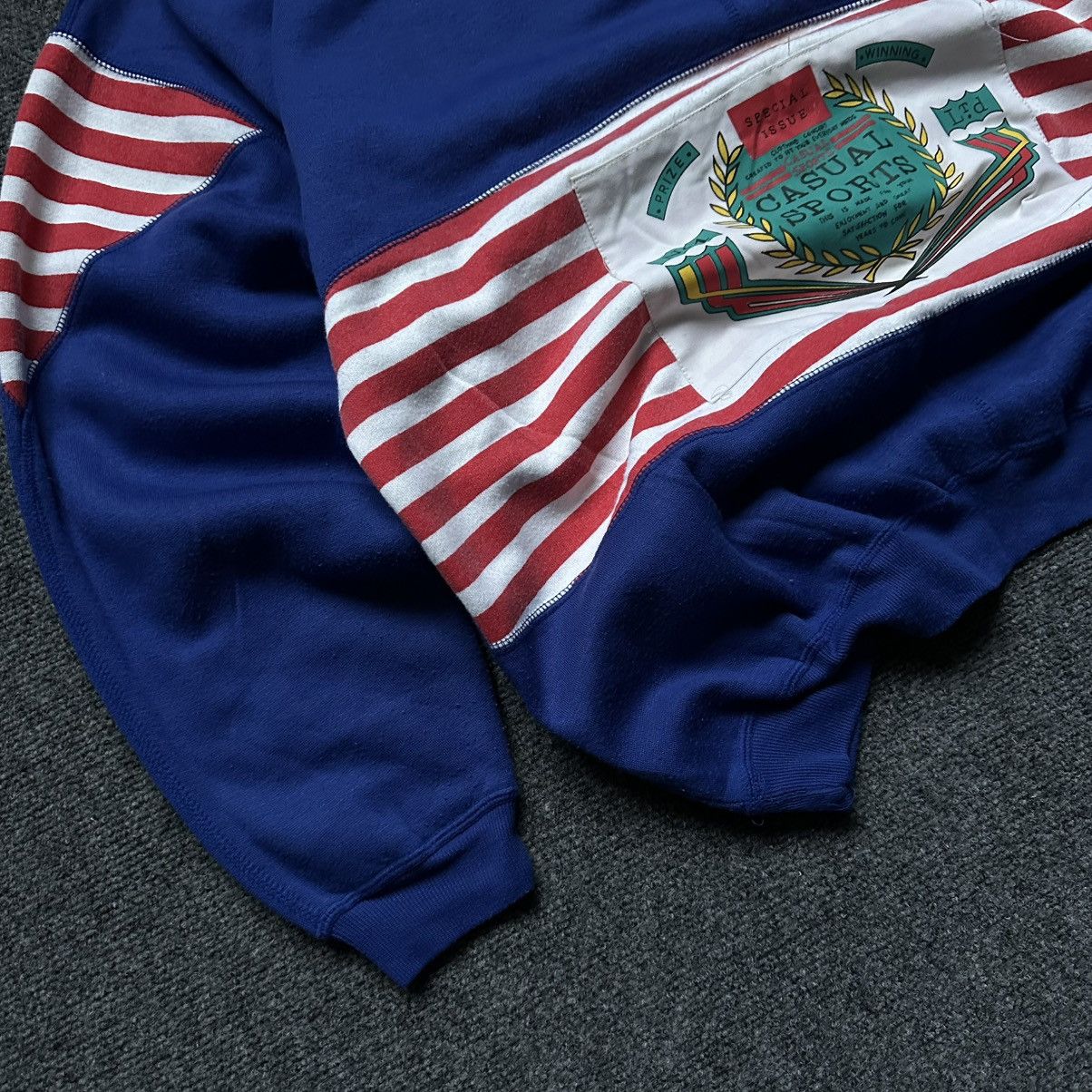 RETROVERT VTG Casual Sport Sweatshirt Big Logo Size XXL 80-90s Size US XXL / EU 58 / 5 - 3 Thumbnail