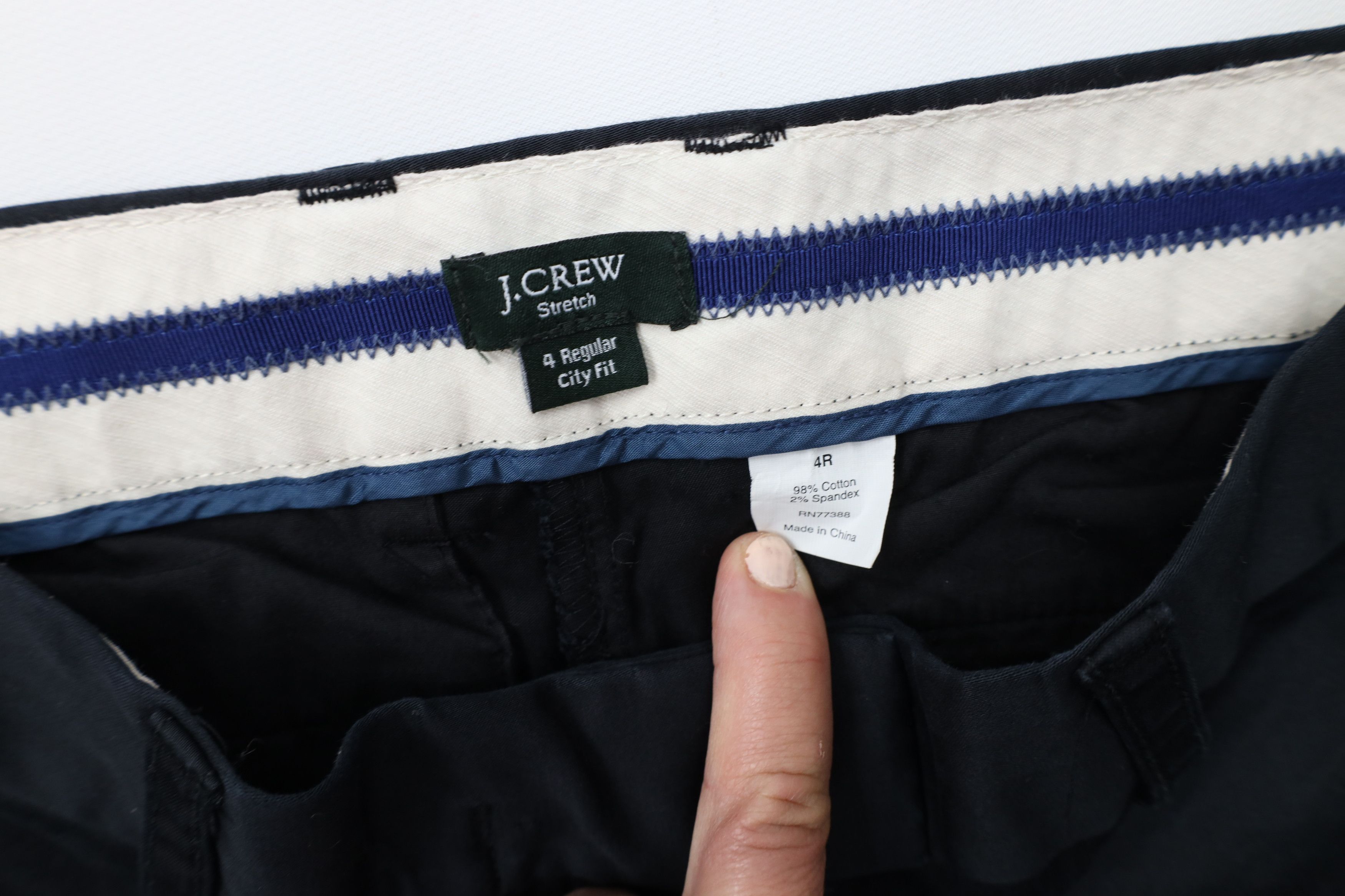 J.Crew × Vintage Vintage J Crew Stretch City Fit Wide Leg Bell Bottoms Pants Size 27" / US 4 / IT 40 - 7 Thumbnail