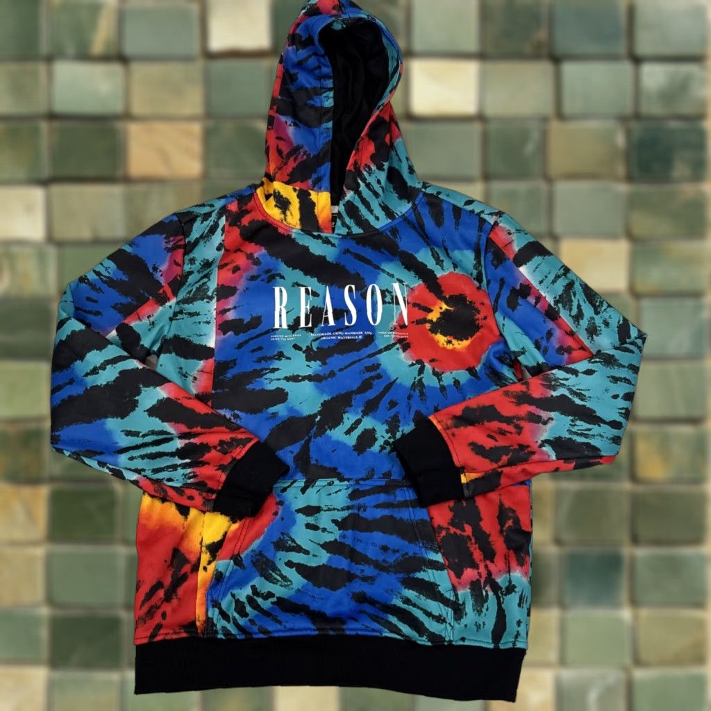 Reason REASON MEN'S CLOTHING MULTI-COLOR PULLOVER HOODIE SWEATSHIRT SIZE M Size US M / EU 48-50 / 2 - 1 Thumbnail