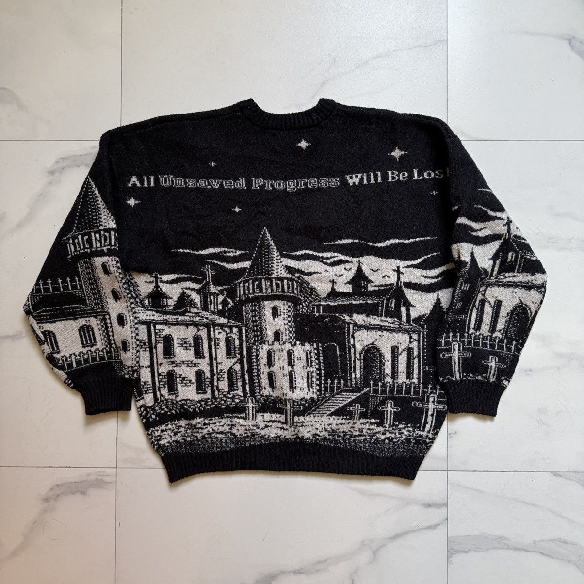 Cool Shirtz Very Ghoul Game Over Knitted Sweater Size US M / EU 48-50 / 2 - 3 Thumbnail