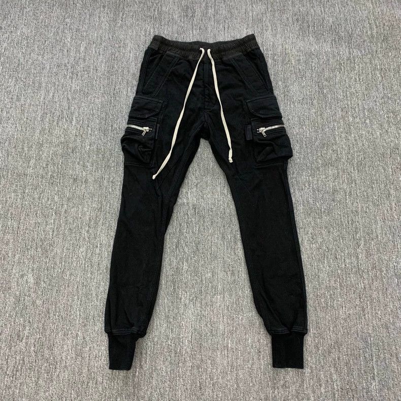 Rick Owens Rick Owens Black Cargo Pants-2505 Size US 34 / EU 50 - 1 Thumbnail