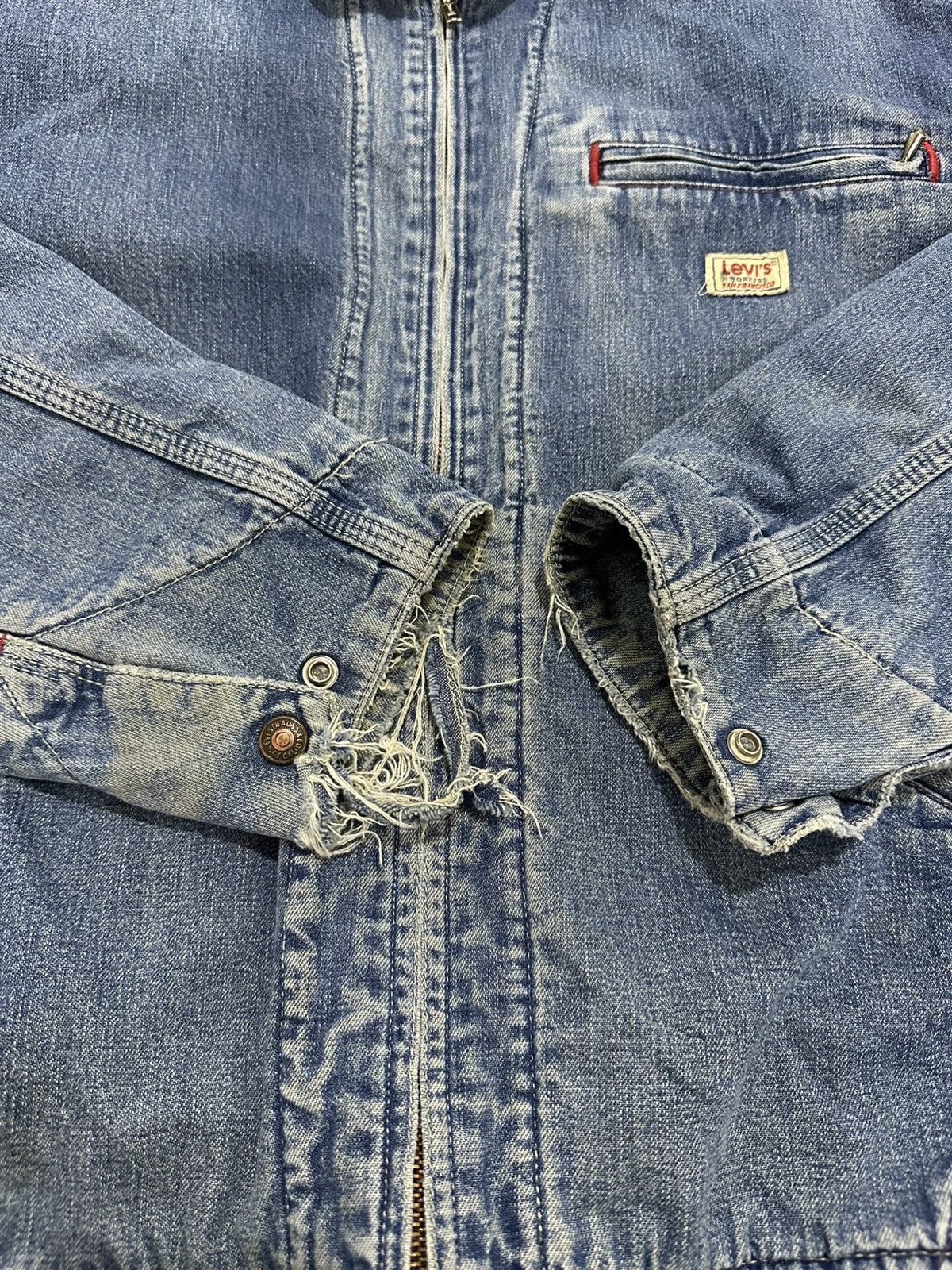 Levi's Vintage Clothing Vintage 90’s Levis Chore Jacket Work Wear Blanket USA Size US L / EU 52-54 / 3 - 7 Thumbnail
