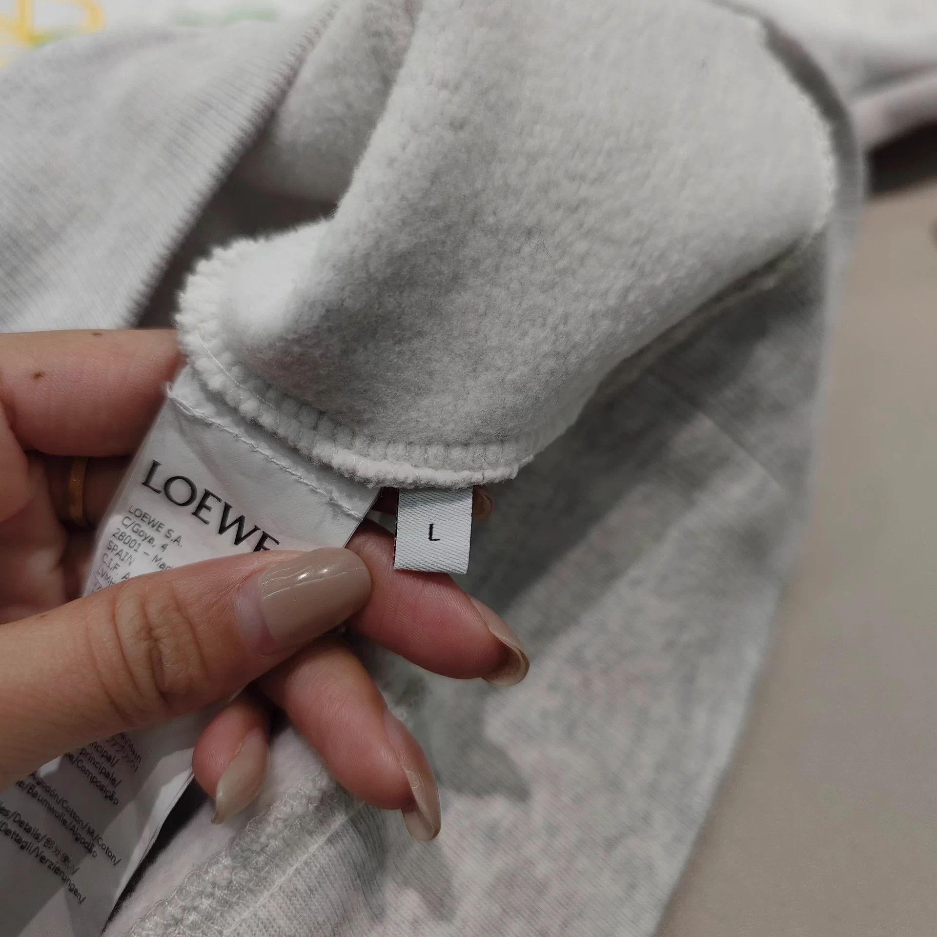 Loewe LOEWE 99 New Coal Hoodie L Size L / US 10 / IT 46 - 4 Thumbnail