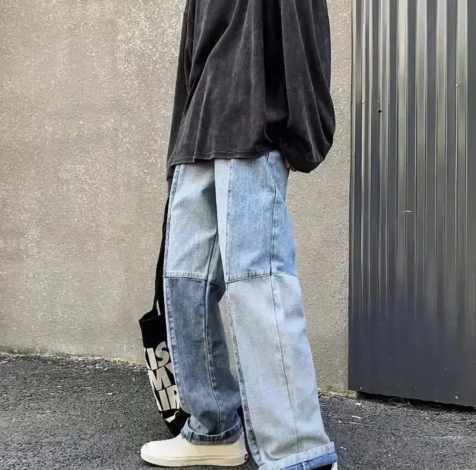 Japanese Brand Streetwear straight loose punk style jeans Size US 32 / EU 48 - 1 Thumbnail