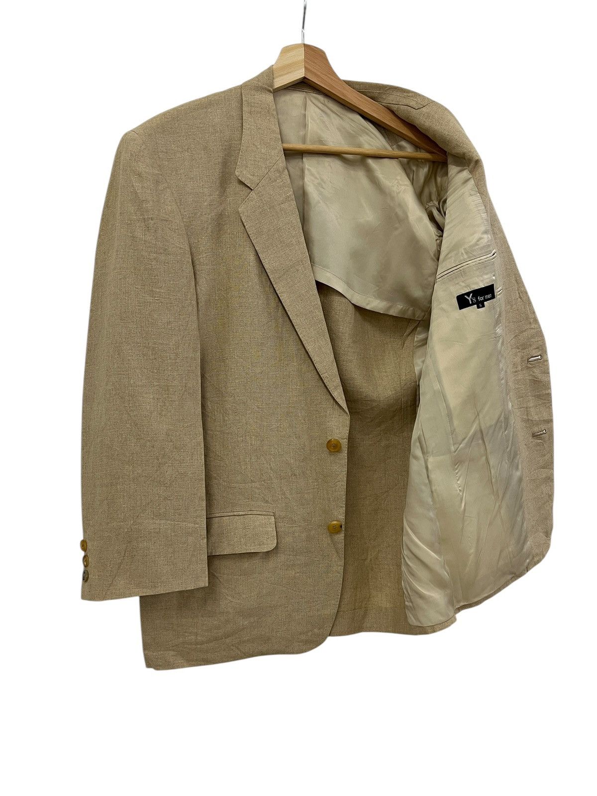 Y's for Men 1980s Y’s For Men Hemp Blazer Jacket Size US L / EU 52-54 / 3 - 1 Thumbnail