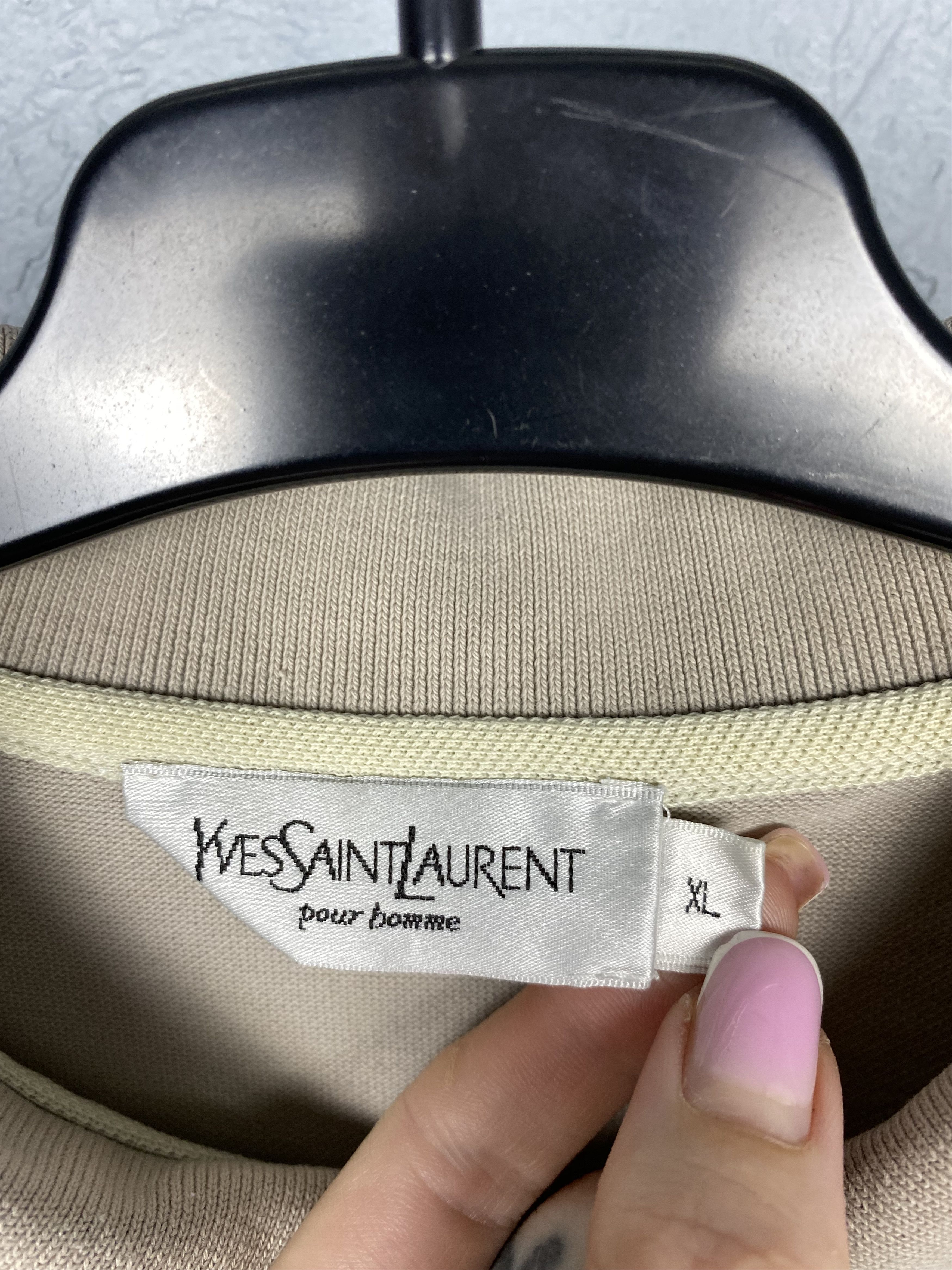 Yves Saint Laurent Yves Saint Laurent YSL Mens Polo Shirt Y2K Size US XL / EU 56 / 4 - 5 Thumbnail