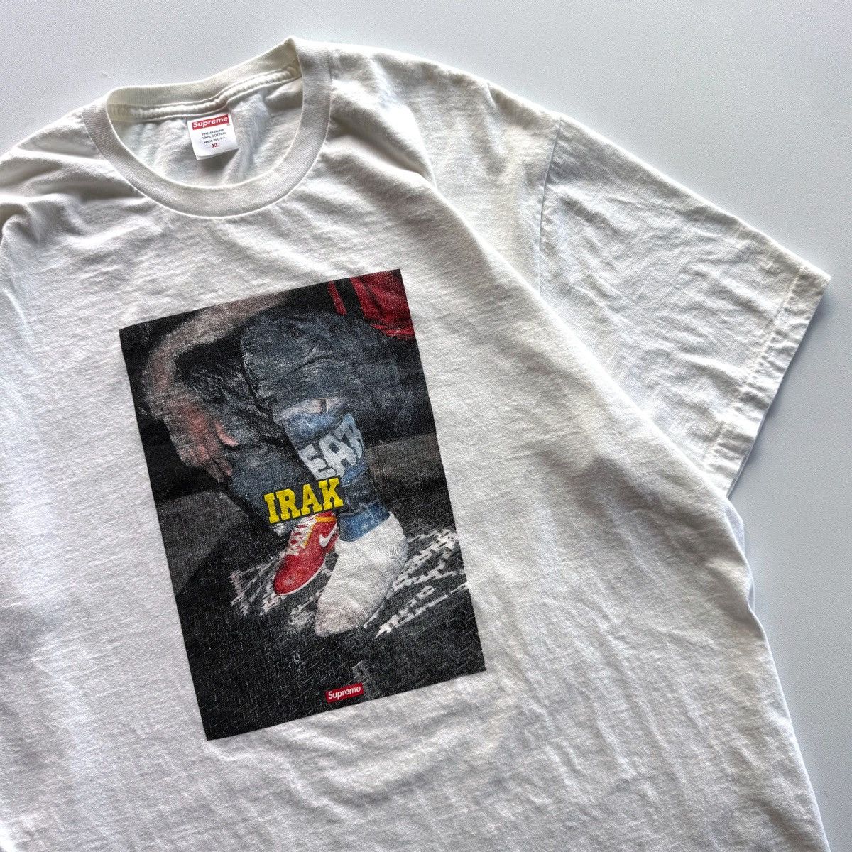 IRAK × Supreme FW22 Supreme x IRAK Cast Tee 'White' Size XL Size US XL / EU 56 / 4 - 2 Thumbnail