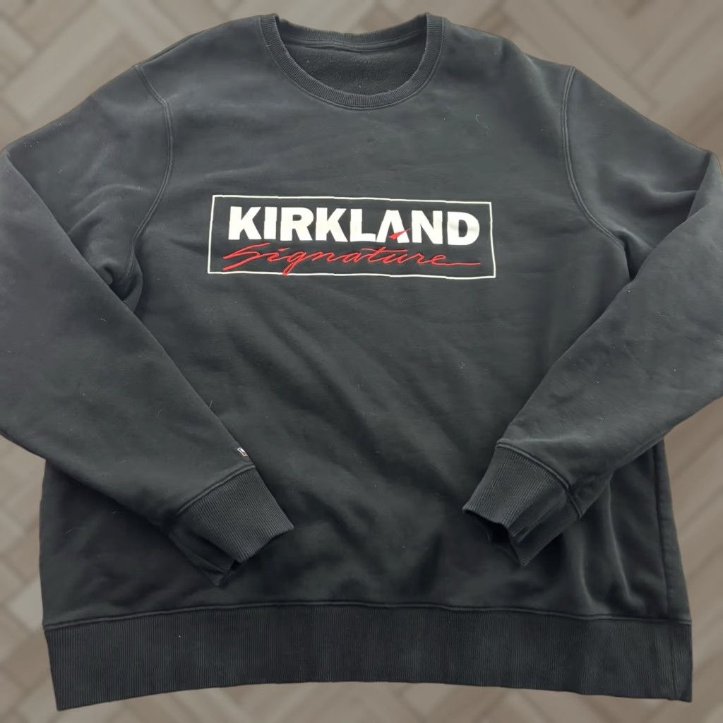 Vintage Kirkland Signature Pullover Sweatshirt Men XL Black Shirt Size US XL / EU 56 / 4 - 1 Thumbnail
