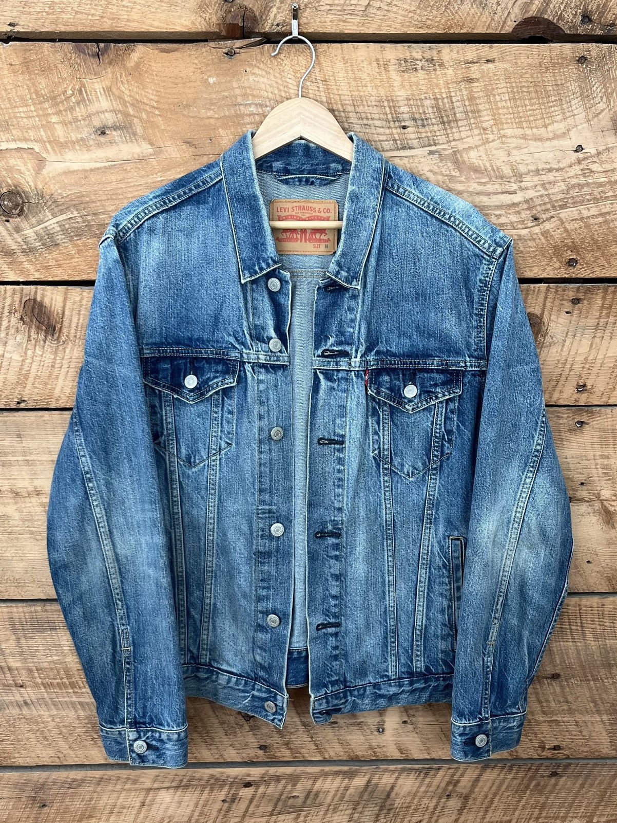 Levis Lvc Jean Jacket 1953 Type II Jacket For Men – Organic Rigid