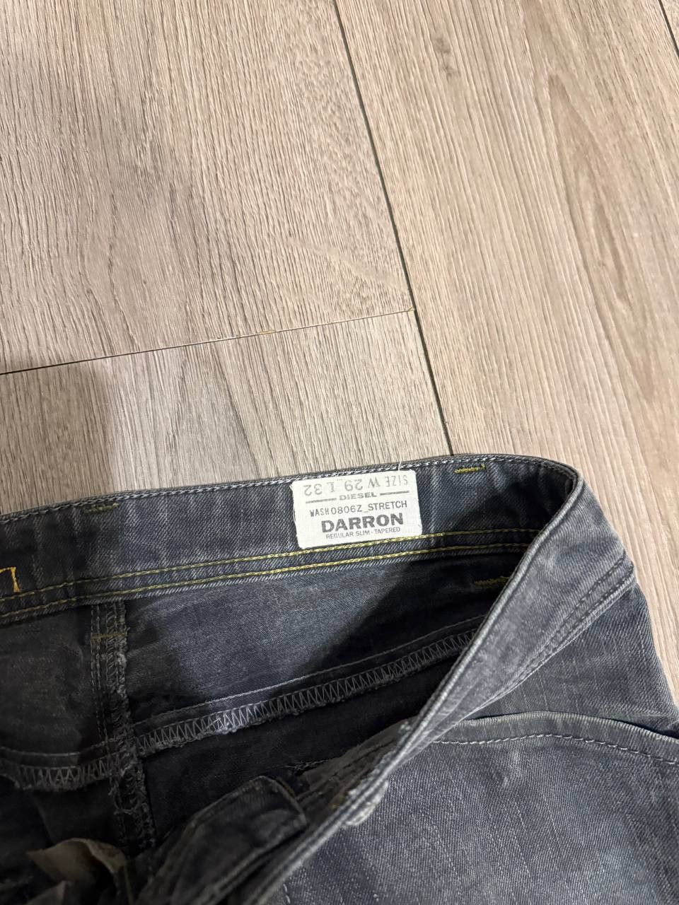 Diesel diesel jeans men darron W29 L32 Gray Regular Tapered Size US 29 - 6 Thumbnail