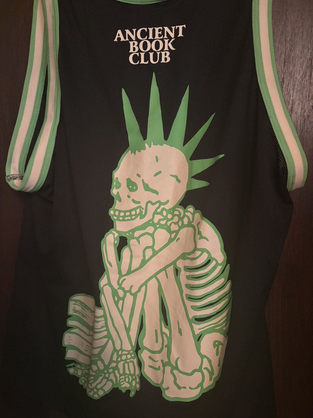 Pleasures PLEASURES Grim Basketball Jersey Size US XXL / EU 58 / 5 - 6 Thumbnail