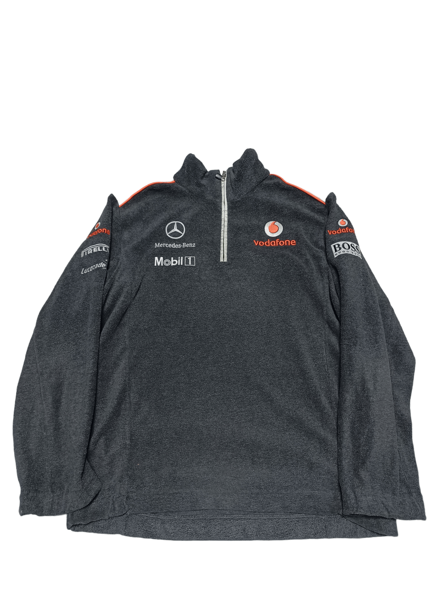 Formula 1 MC LAREN MERCEDES X VODAFONE BIGLOGO FLEECE 1/3 SWEATSHIRT Size US M / EU 48-50 / 2 - 1 Thumbnail