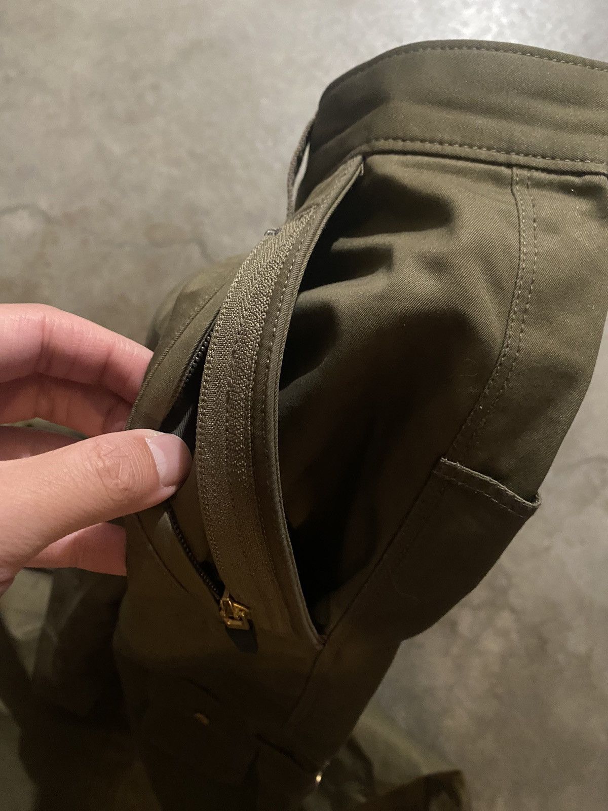 Kith × Vintage Olive Kith Vintage Military Style Pants Size US 33 - 7 Thumbnail