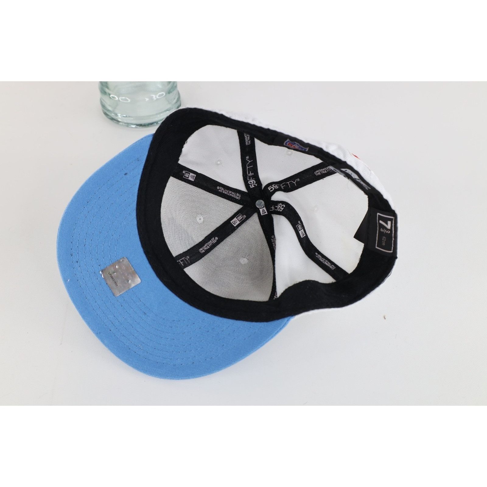 New Era Vintage New Era Distressed Detroit Lions Football Fitted Hat Size ONE SIZE - 8 Thumbnail