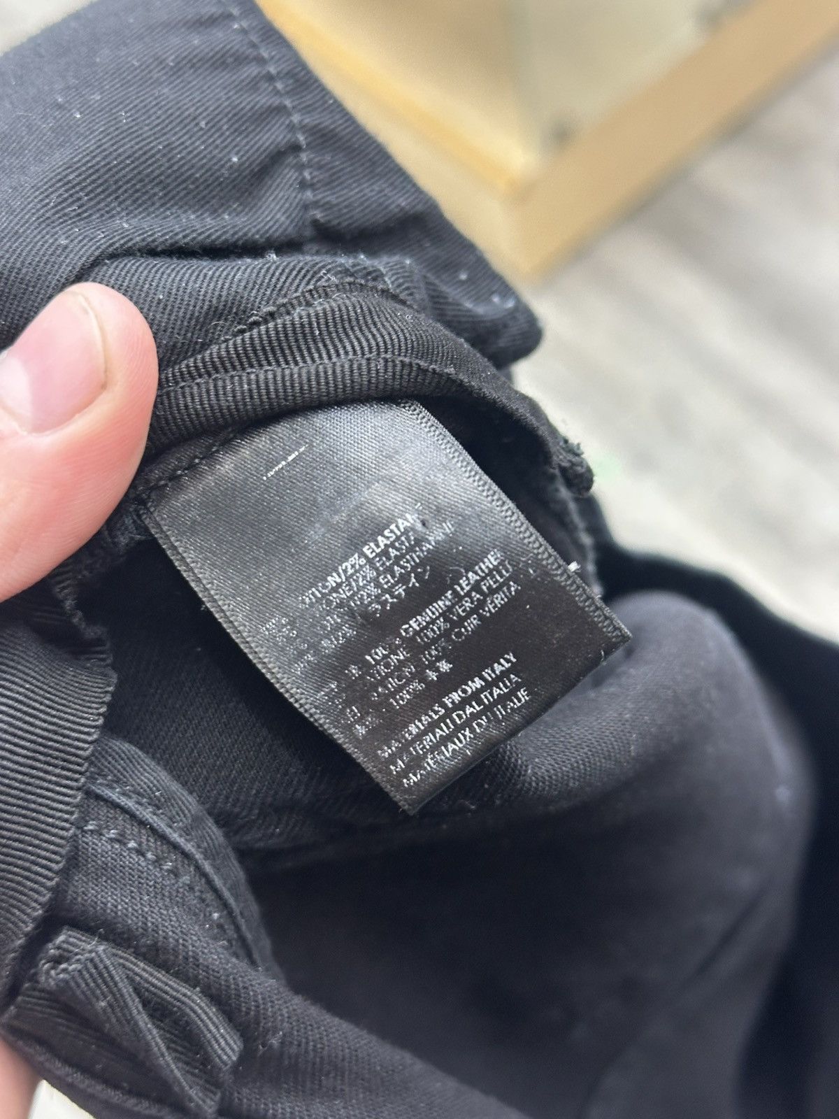 Amiri Amiri MX1 Black Leather Patches Sz32 Size US 32 / EU 48 - 6 Thumbnail