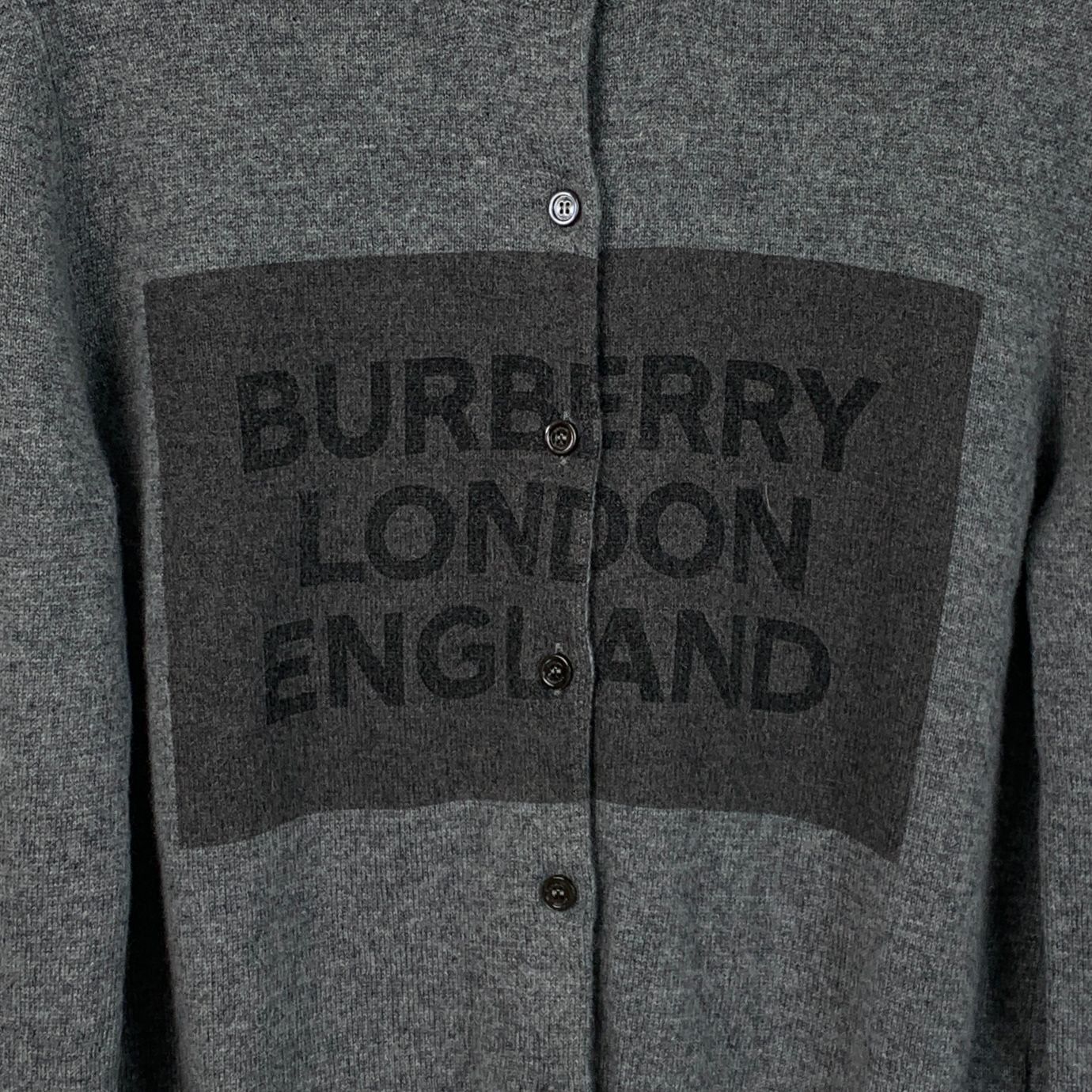 Burberry Burberry London England Gray Cashmere Cardigan Sweater For M Size XS / US 0-2 / IT 36-38 - 4 Thumbnail