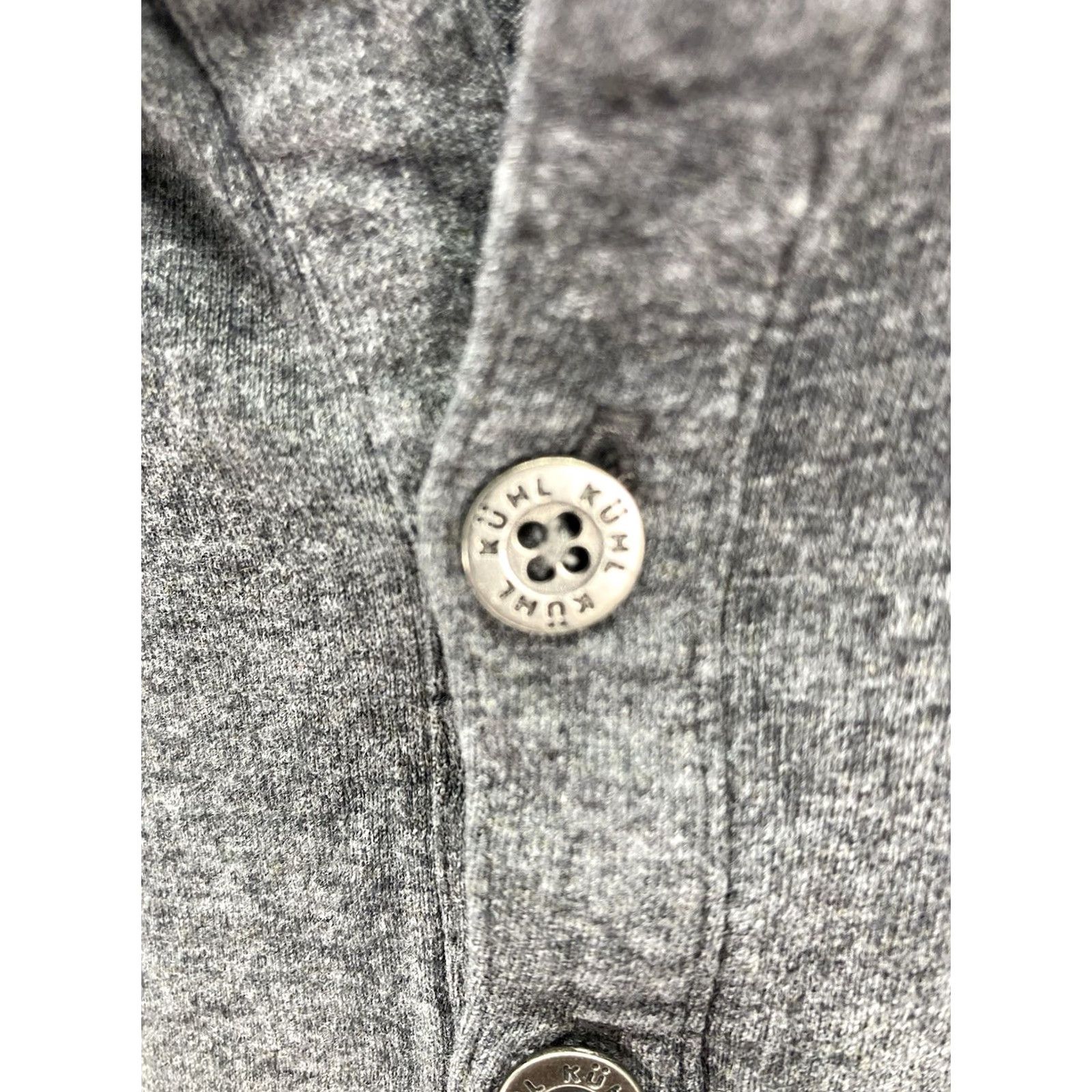 Vintage Kuhl Polo Shirt Men M Gray Short Sleeve Button Pocket Pullover Collared 24 Inch Chest 27 Inch Shoulders to Waist Size US M / EU 48-50 / 2 - 5 Thumbnail