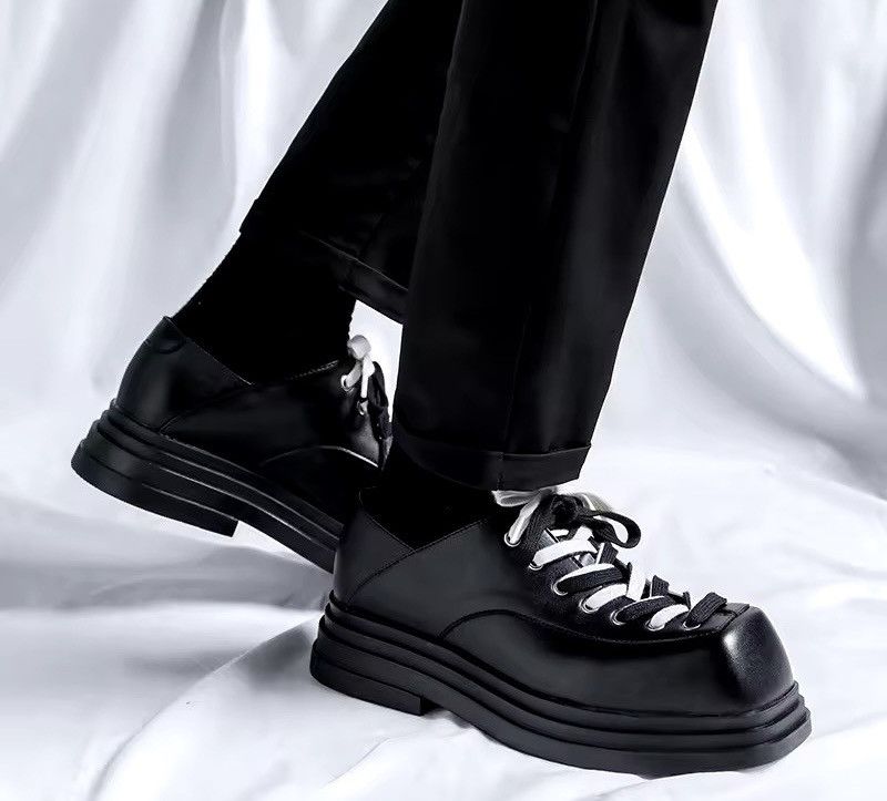 Other Punk Gothic Rock Cow Leather Boots Size US 9.5 / EU 42-43 - 6 Thumbnail