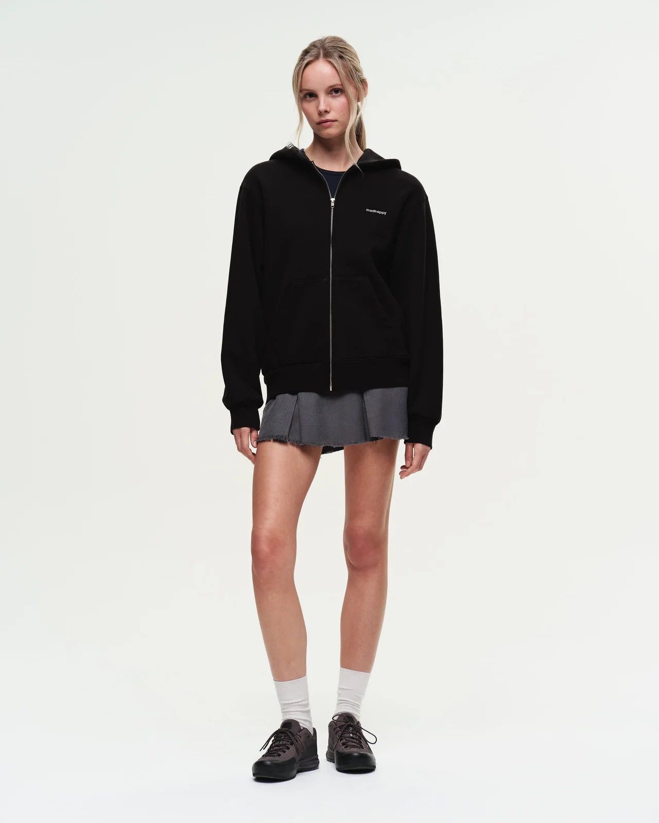 Madhappy MadHappy Black zip up hoodie size M Size US M / EU 48-50 / 2 - 2 Thumbnail