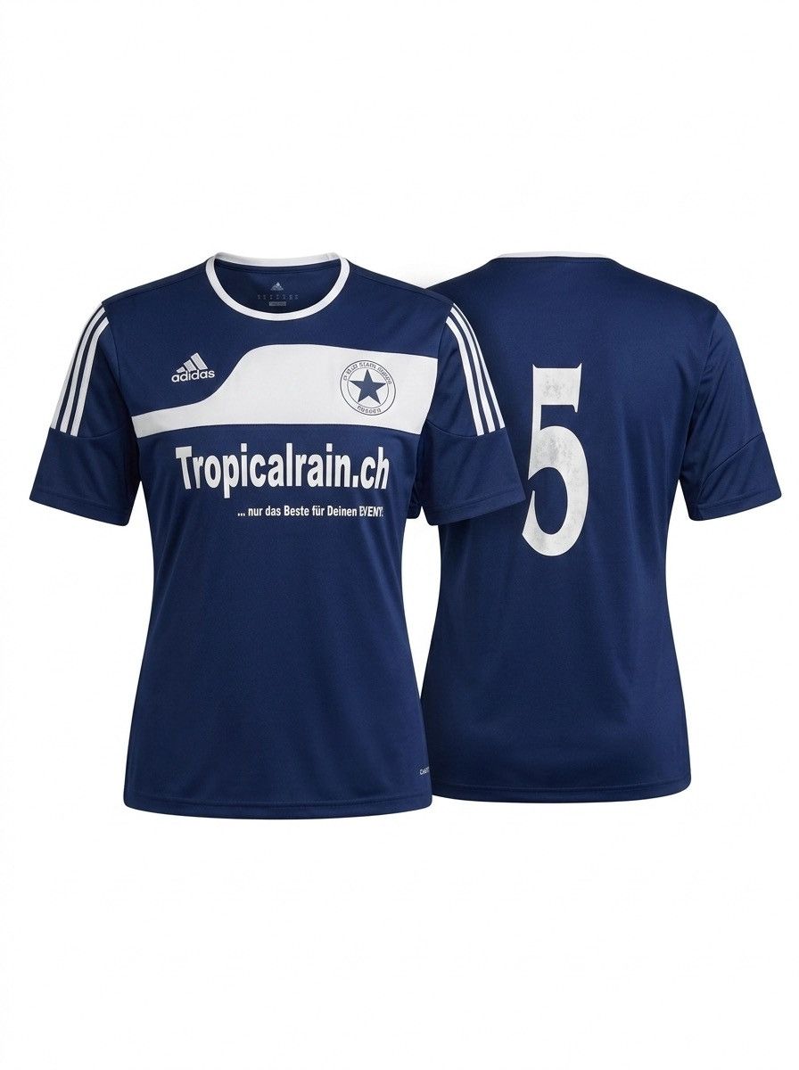 Adidas 2011 Adidas FC Blue Stars Zürich #5 Jersey — Navy Size S / US 4 / IT 40 - 1 Thumbnail