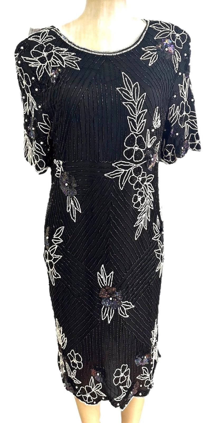 Other Sequin Dress Black White size 12 Size XL / US 12-14 / IT 48-50 - 1 Thumbnail