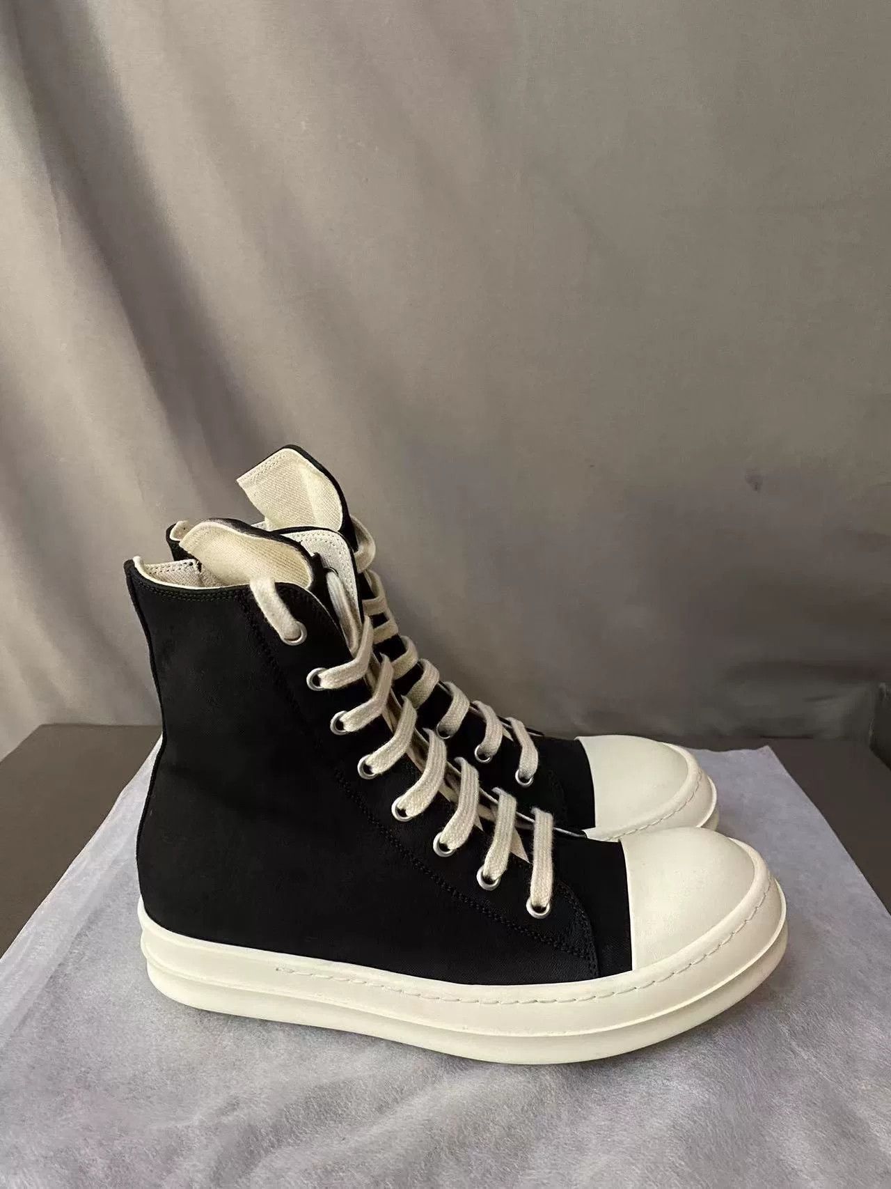 Rick Owens Rick Owens Canvas Multi Lowtop Sneakers 36 Women Size US 6 / IT 36 - 1 Thumbnail