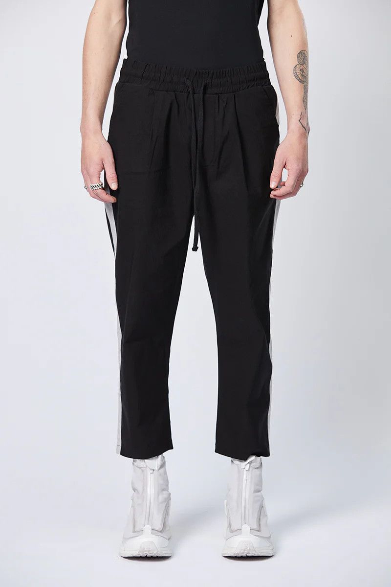 Thom Krom Thom Krom White Line Cropped - Drop Crotch Trousers M Size US 32 / EU 48 - 2 Thumbnail