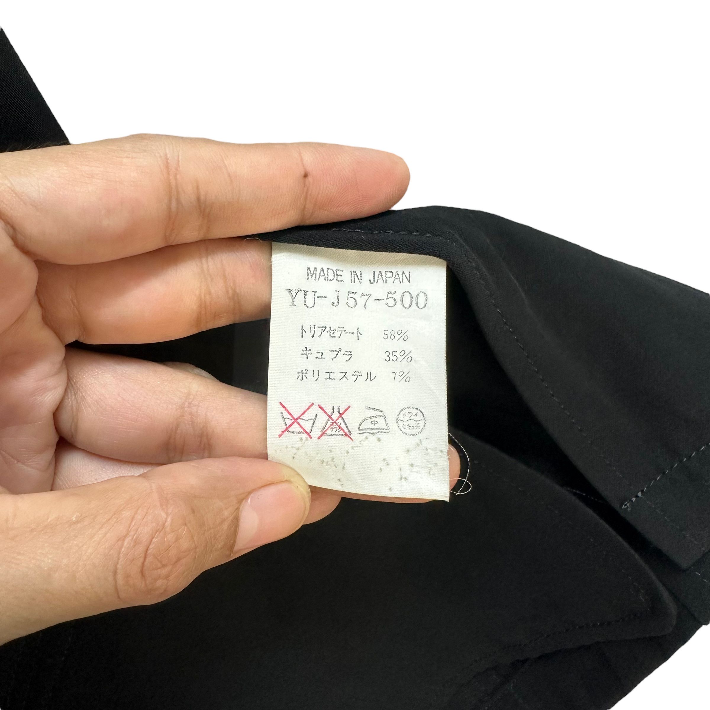 Yohji Yamamoto Y's DOUBLE BREASTED SINGLE HOOK JACKET #7719-166 Size M / US 6-8 / IT 42-44 - 9 Thumbnail